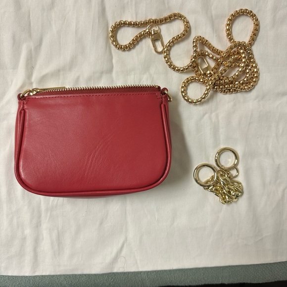 NWOT Authentic Dress Up My Purse wristlet/pouch in hot pink - Picture 8 of 9